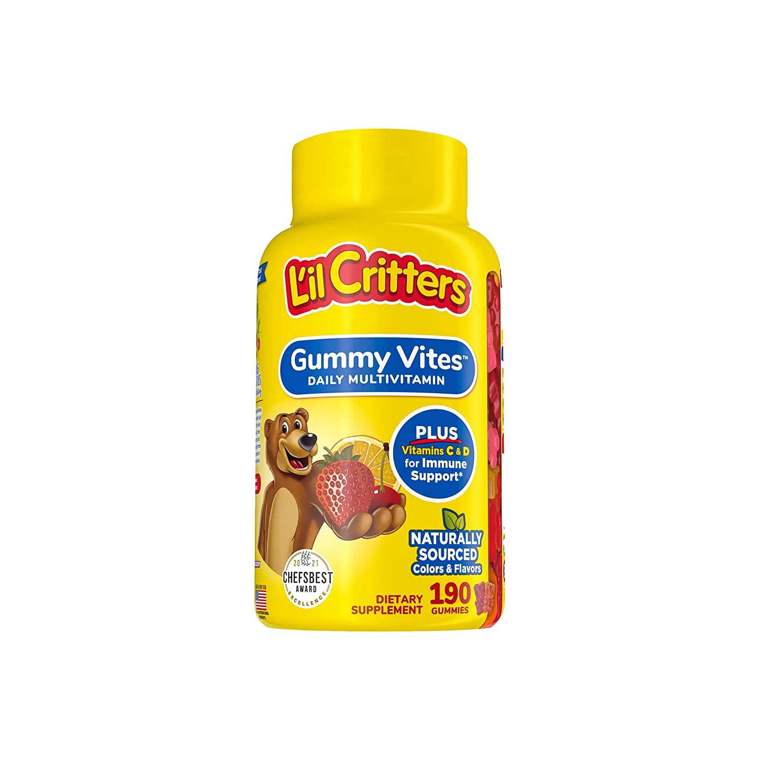 Lil-Critters Gummy Vites Multivitamins For Kids, 190 Ct